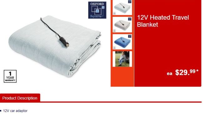 Aldi 12v blanket new arrivals