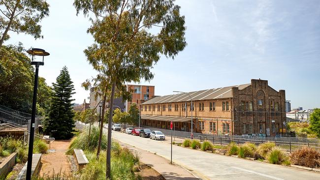 Build to rent site at the heritage-listed clothing store building in the sub-precinct of Redfern-North Eveleigh, NSW. Picture: Supply