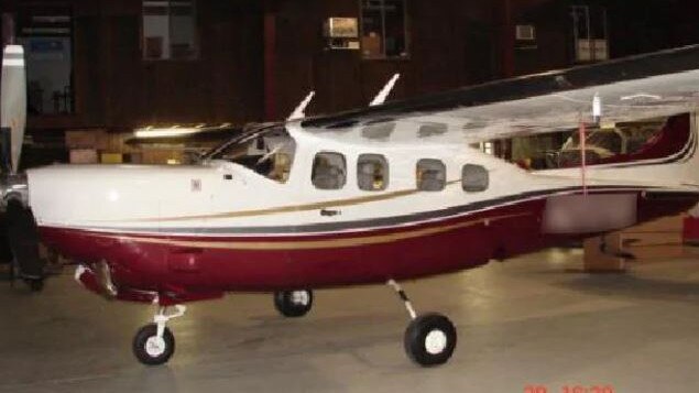 The plane Gorman purchased in the US to carry the drugs to Australia.