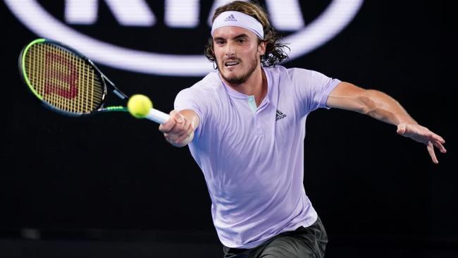 Stefanos Tsitsipas wants his fans to watch their behaviour during his Australian Open matches. Picture: AAP Images