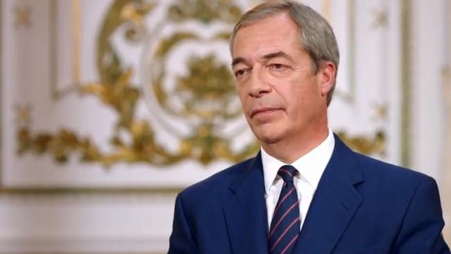 Brexit campaigner Nigel Farage has recently joined Gettr. Picture: Supplied/GBN