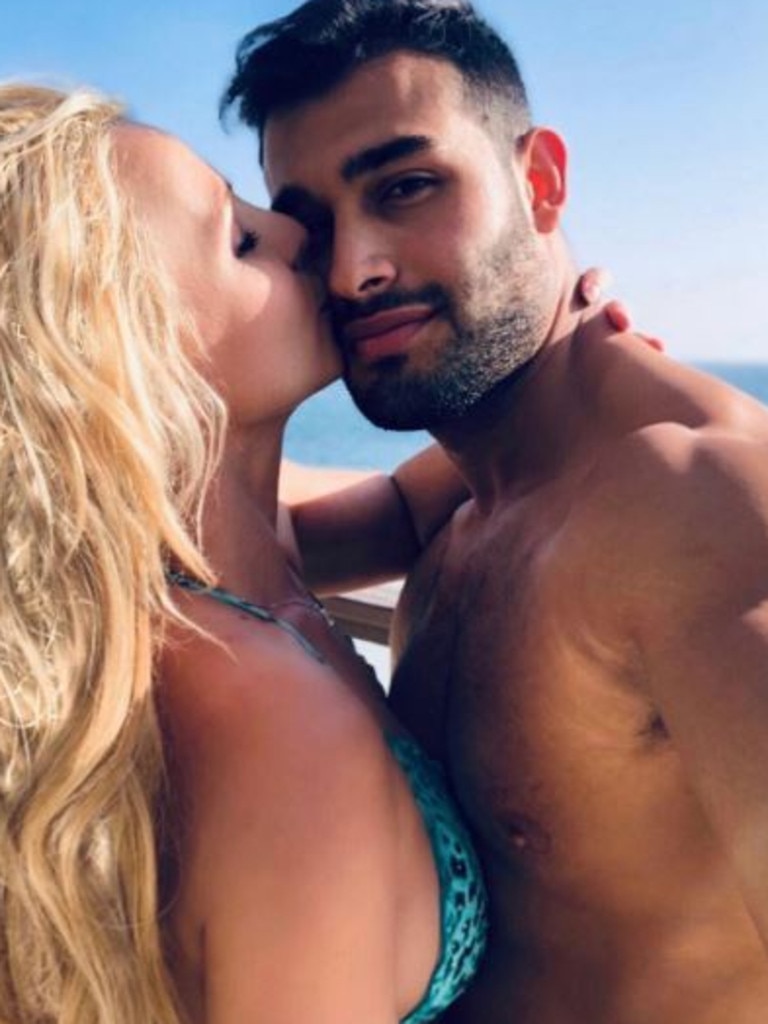 Britney Spears and Sam Asghari