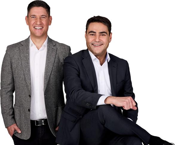 Fiveaa's David and Will (above) in an AM breakfast battle with ABC Adelaide's Sonya and JulesSource: Fiveaa  Picture: Fiveaa