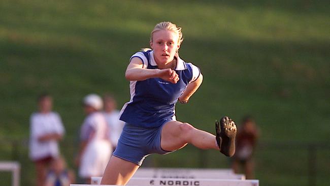 Sally McLellan aged 14 in 2001. Picture: Adam Ward