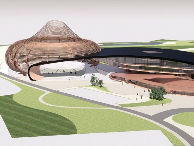 Concept designs for the Lockyer Valley Equine Precinct, which will be built at the Lockyer Valley Turf Club.