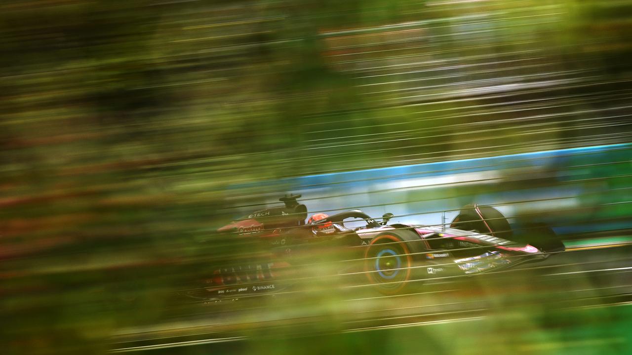 Esteban Ocon of France drives on track during final practice ahead of the F1 Grand Prix of Australia at Albert Park. Picture: Quinn Rooney/Formula 1/Getty Images