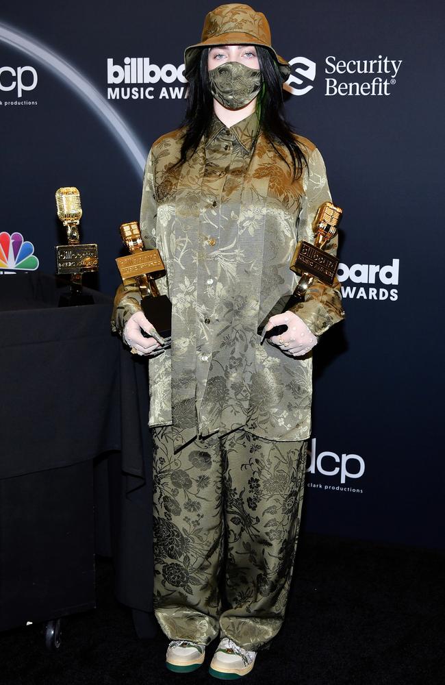 Billie Eilish. Picture: Amy Sussman/BBMA2020/Getty Images for dcp