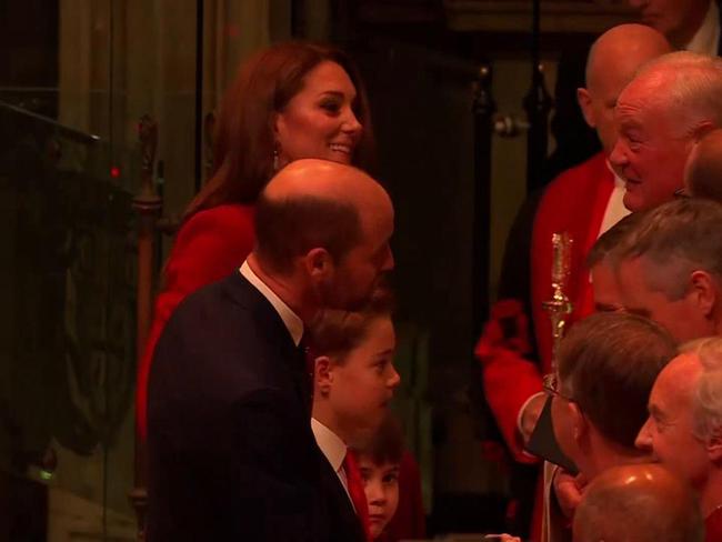 Royals arrive for 'Together at Christmas' carol service