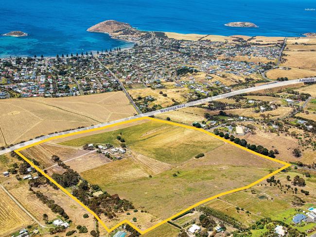 Development site at Waitpinga Rd, Encounter Bay. Acquired by Civecon Developments from Makris Group. Picture: Supplied