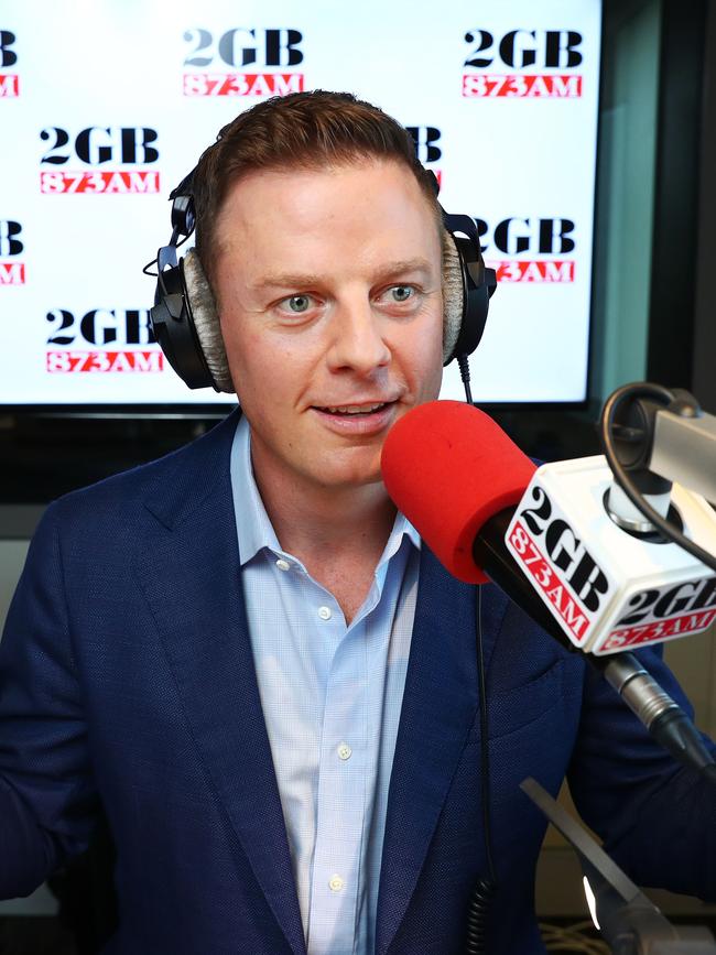 While 2GB’s Ben Fordham claimed number 1 from 3-6pm. Picture: John Feder