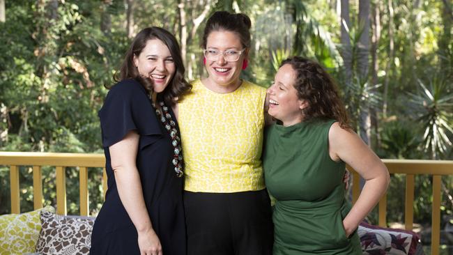 Myoni creators Fiona McKeague, Matilda Marsh and Sarah Ripper. Photo: Russell Shakespeare