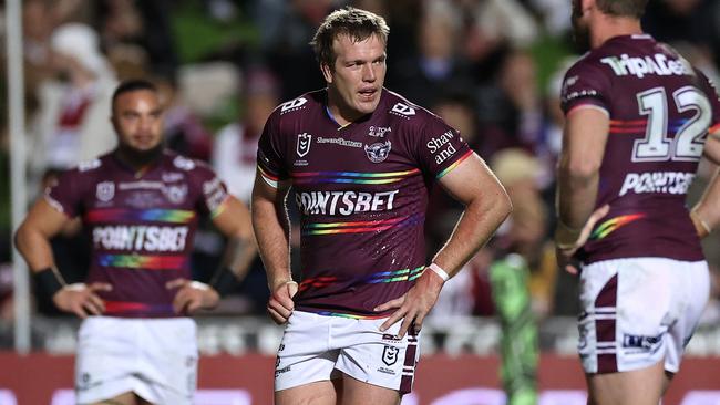 Jake Trbojevic denies the Sea Eagles are a divided club. Picture: Cameron Spencer/Getty Images