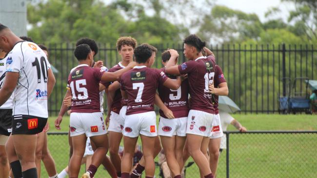 Connell Cup under-17s action between the Souths Logan Magpies and Burleigh Bears. Saturday February 10, 2024.