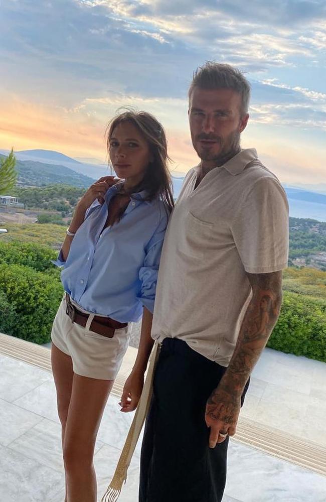 Those are some short shorts. Picture: victoriabeckham/Instagram