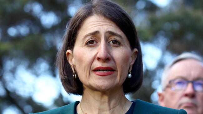 Former Premier Gladys Berejiklian will learn her fate over whether a secret relationship with a disgraced MP breached the public trust. Picture: Toby Zerna