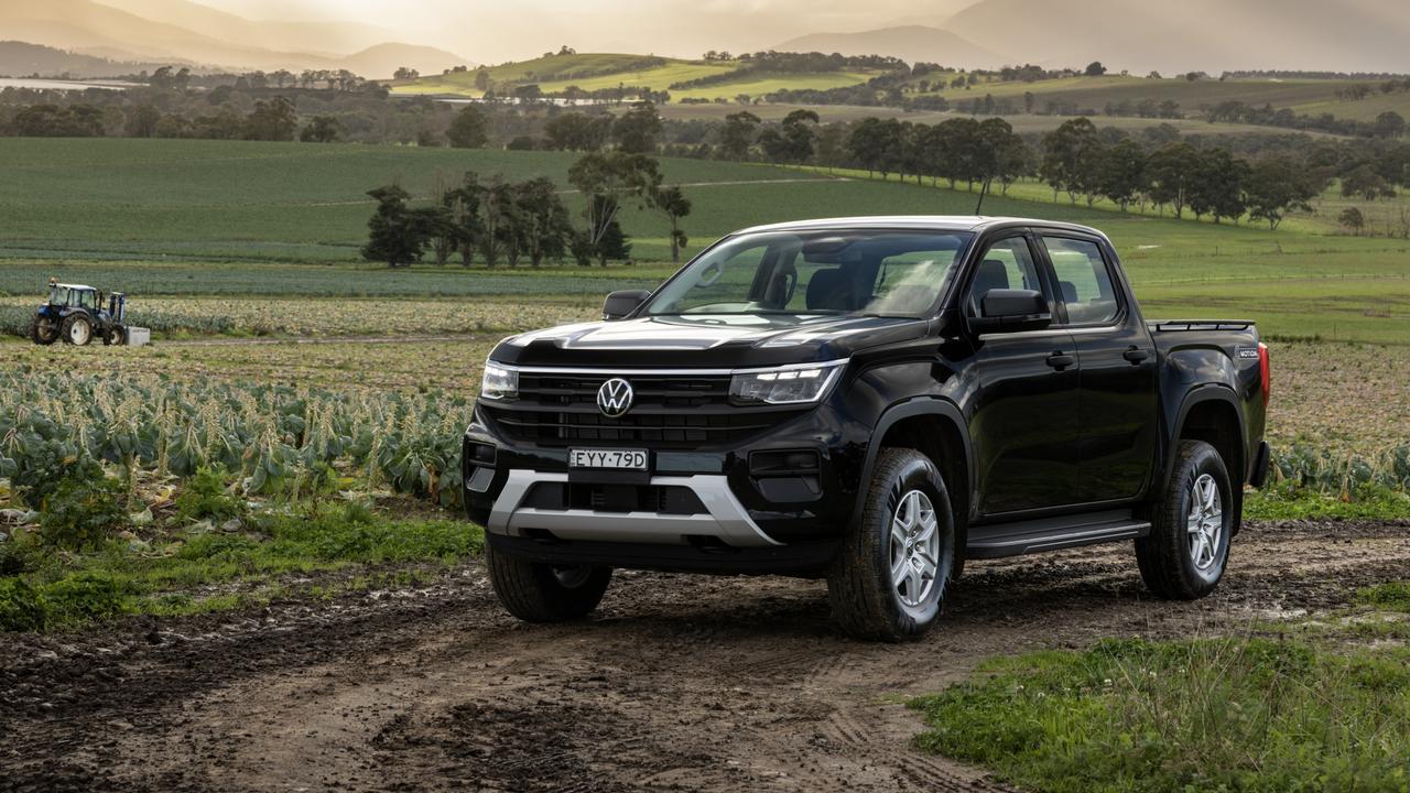 The Volkswagen Amarok Core is the brand’s cheapest dual-cab ute.