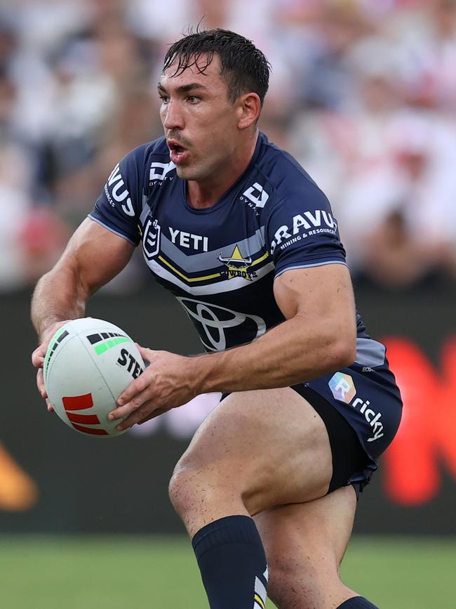 Reece Robson got the nod for the Blues No. 9 jersey. (Photo by Jason McCawley/Getty Images)