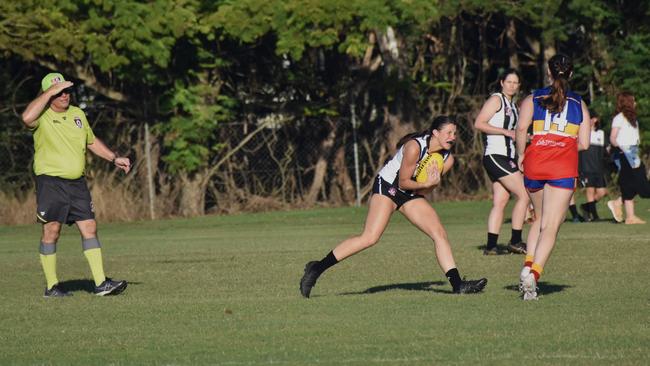 AFL Capricornia senior women, Round 1, Rockhampton Panthers versus Gladstone Suns, at Rockhampton Cricket Grounds on April 13, 2024.