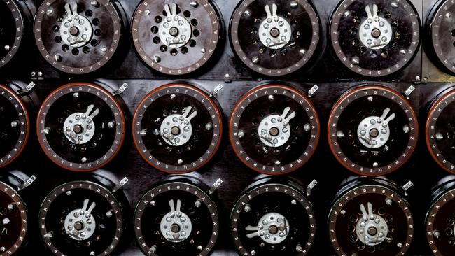 The famous 'Bombe' machine at Bletchley Park used for deciphering German encrypted 'Enigma' messages. Pic: Getty Images