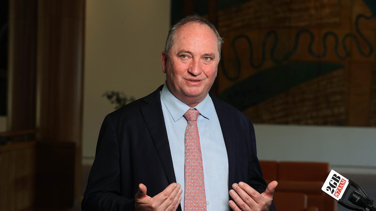 Deputy Prime Minister Barnaby Joyce is collating the views of his colleagues on net zero emissions by 2050. Picture: Gary Ramage / NCA NewsWire