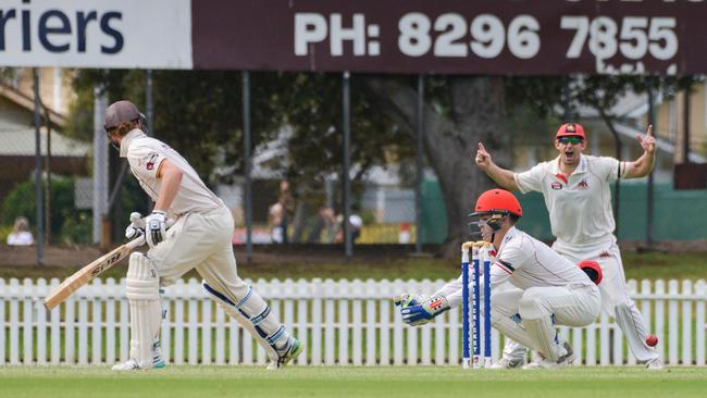 Adelaide during last season’s grade cricket two-day grand final, which outgoing coach Shaun Seigert missed part of because he was on his way to a Joe Root academy launch. Picture: AAP/Brenton Edwards