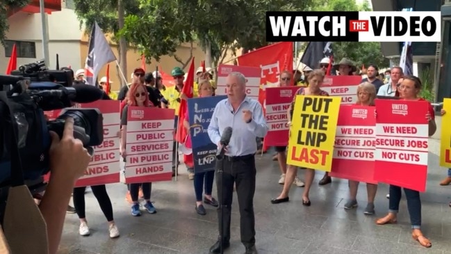 Protesters target PM at South Bank