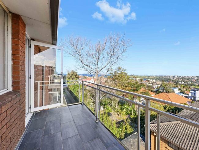 The top floor apartment offers views from Botany Bay to Maroubra Beach. Picture: realestate.com.au