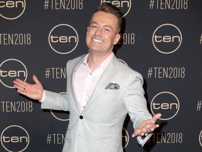 2DayFM is hoping Family Feud host Grant Denyer can inject some life into brekkie’s dismal ratings. Picture: Christian Gilles