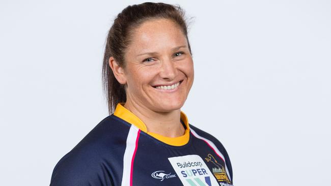 Merrin Starr poses during the Brumbies Super W headshots session.