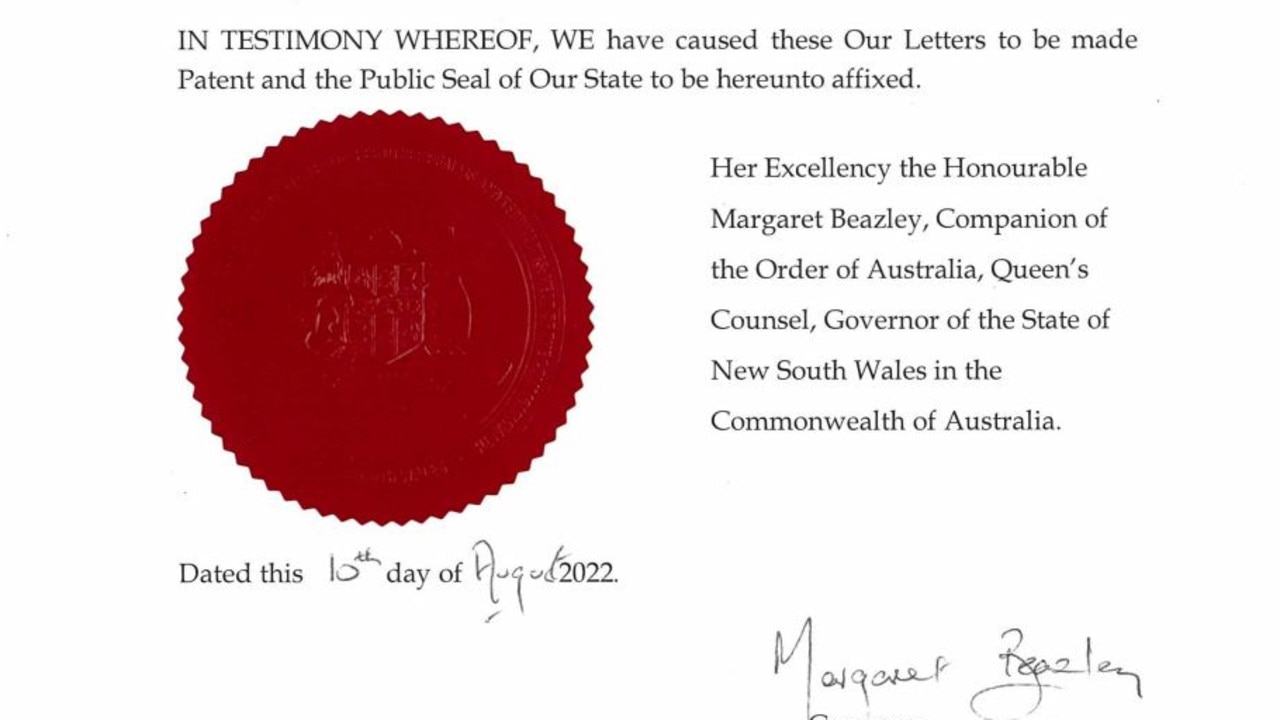 The second page of the letter bears a wax seal.