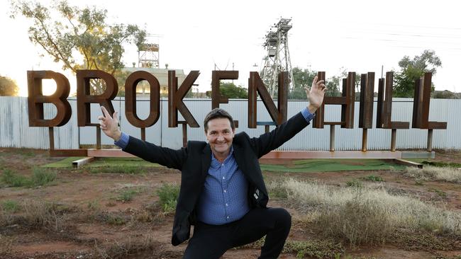 Broken Hill mayor Tom Kennedy. Picture: Jonathan Ng