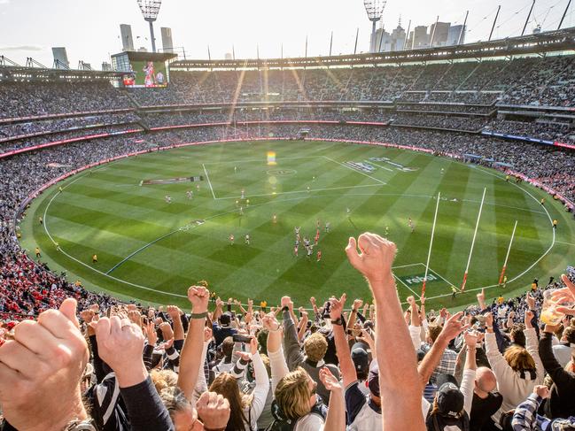 2022 AFL Grand Final at the MCG between Geelong Cats and Sydney Swans. final siren Picture: Jason Edwards