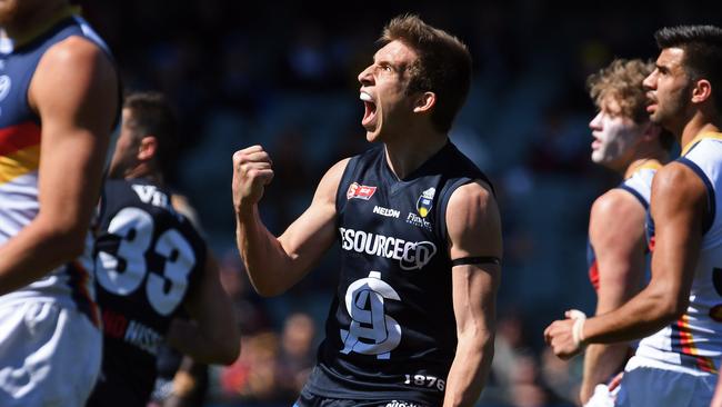 Gun Panthers midfielder Joel Cross. Picture: Tom Huntley