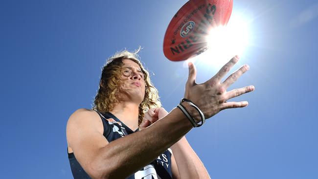 Injured South Adelaide talent Nathan Kreuger. Picture: Naomi Jellicoe