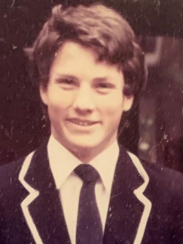 A young Richard Marles in his Geelong Grammar uniform.