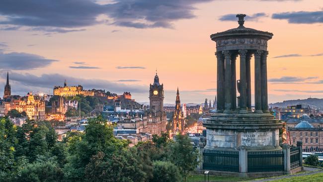 A view of Edinburgh from Calton Hill.