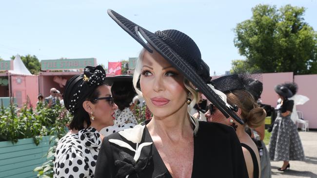 Kathryn Lee at the Penfolds Victoria Derby Day races at Flemington Racecourse. Picture: NewsWire/ David Crosling