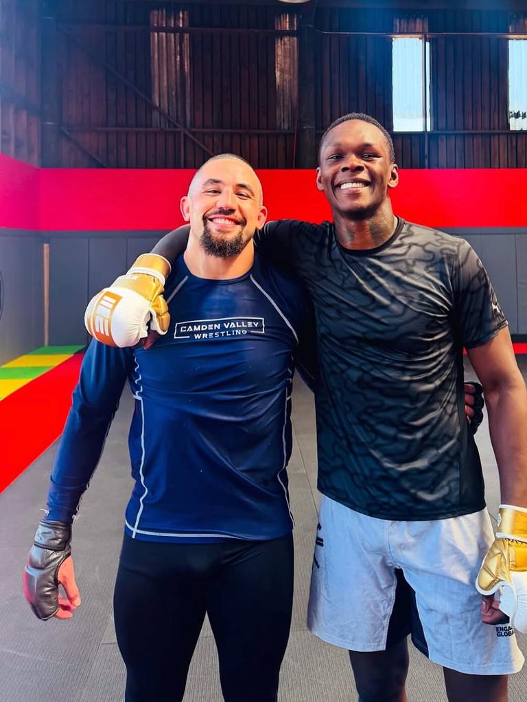 Israel Adesanya's Bold Statement After Time with Rob Whittaker