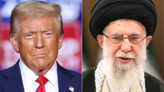 Donald Trump is to increase the pressure on Ayatollah Khamenei's regime. Picture: AFP.