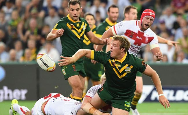 Jake Trbojevic went down with a pectoral injury in the World Cup.