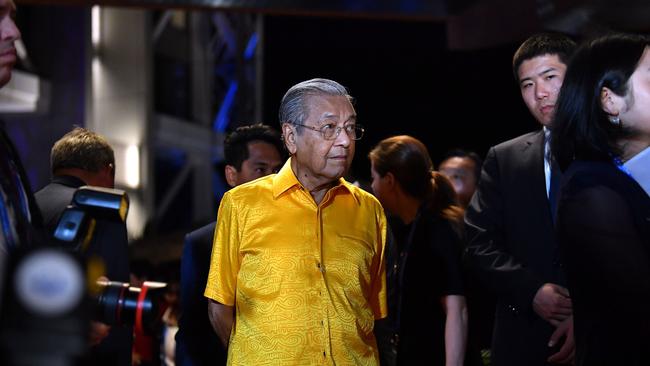 Mahathir Mohamad at APEC last week.