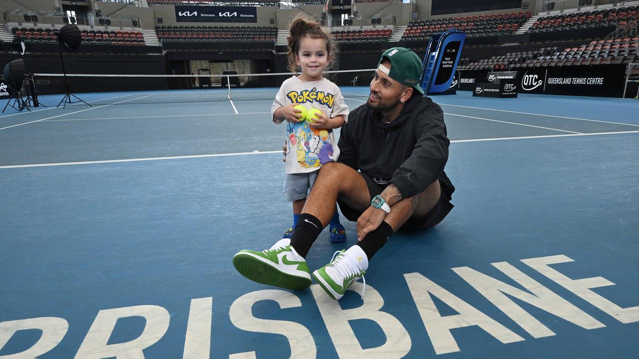 Kyrgios confirmed he will return at the Brisbane International. Photo: Lyndon Mechielsen/Courier Mail