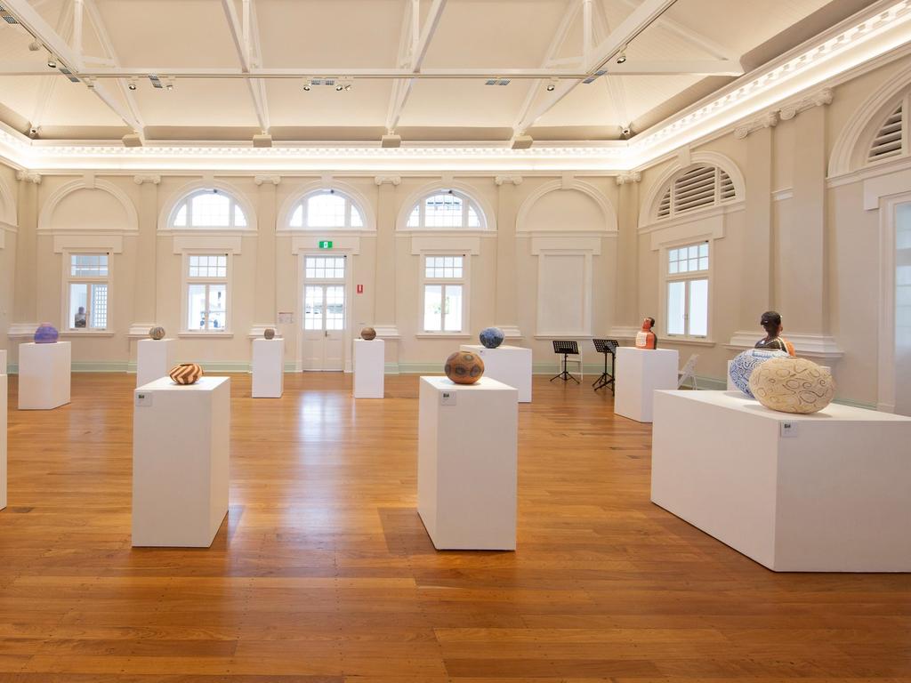 The gallery is currently featuring three different exhibitions. Picture: The Court House/Facebook