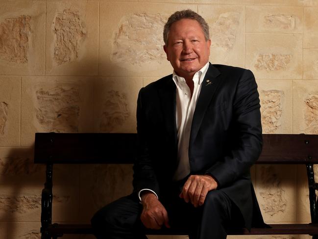 3/4/2020Andrew Forrest talks about Cove project by Minderoo.Pic Colin Murty The Australian