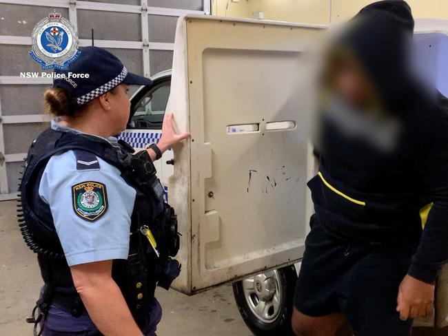 Four men were arrested for allegedly kidnapping Stuart MacGill. Picture: NSW Police