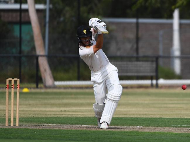 Daniel Satori of the Monash Tigers is seen in action during the Premier Cricket quarter final at Central Reserve in Glen Waverly, Melbourne, Saturday, March 17, 2018. Footscray versed the Monash tigers in the premier cricket quarter final. (AAP Image/James Ross) NO ARCHIVING