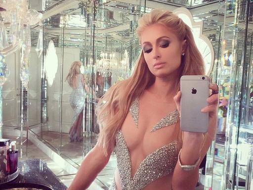 Paris Hilton is "Ready for the Grammys! #SparklingDiamondBarbie. " Picture: Instagram