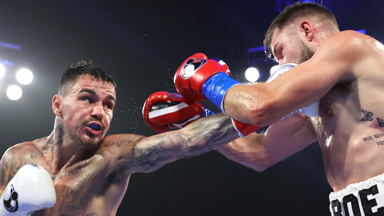 Kambosos won a controversial decision against Maxi Hughes. (Photo by Mikey Williams/Top Rank Inc via Getty Images)