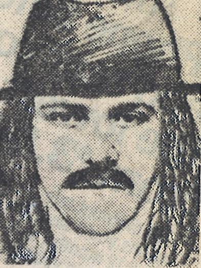 The police identikit of the killer released at the time.