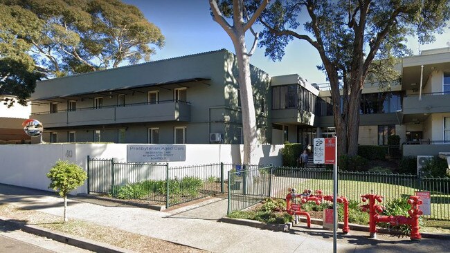 Presbyterian Aged Care in Ashfield. Picture: Google